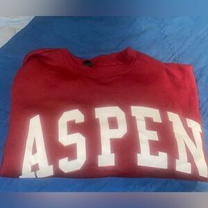 Wild Fable ASPEN Graphic Logo Oversized pullover sweatshirt Large